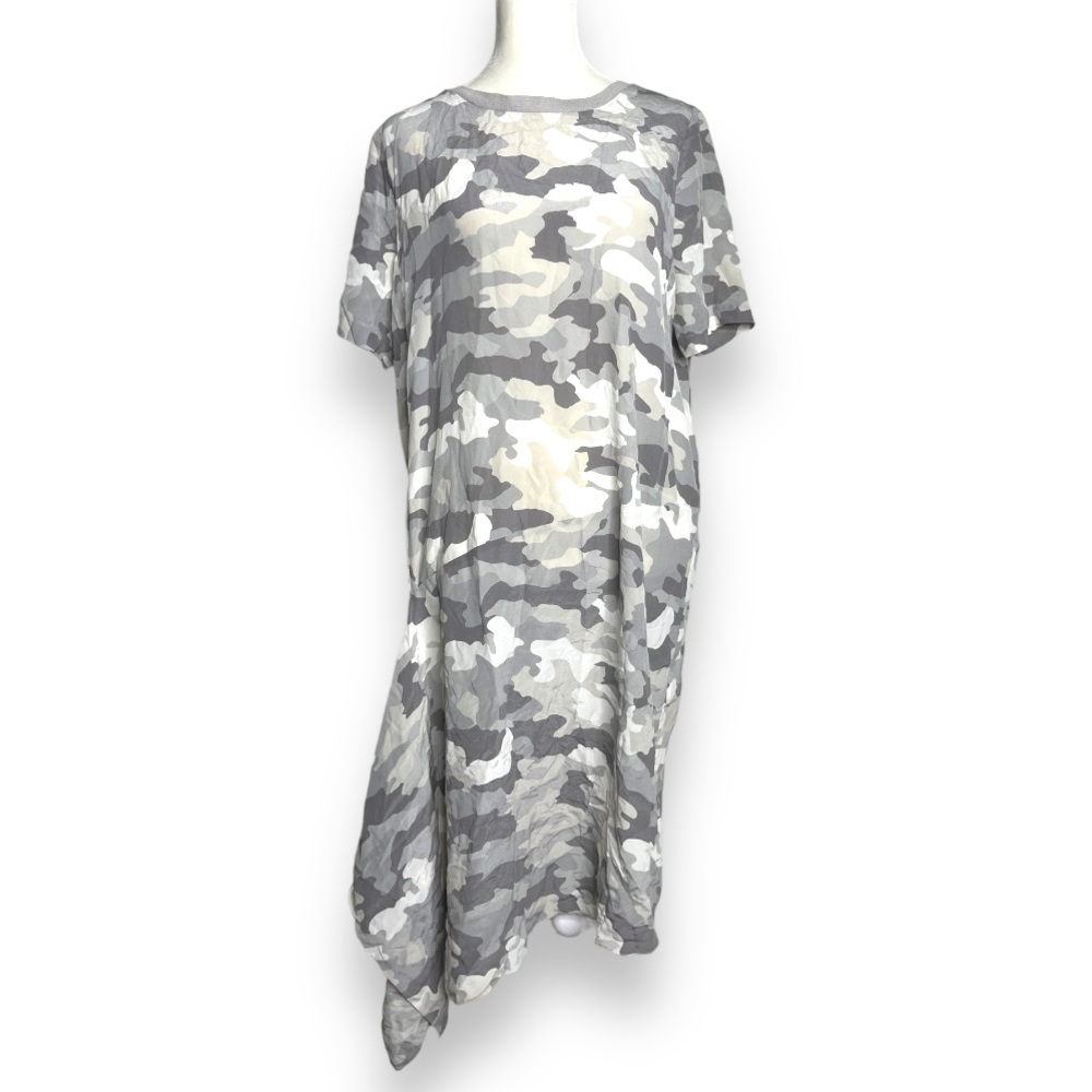 Pure Dkny camouflage silk set dres and jacket vintage size small - Picture 3 of 15